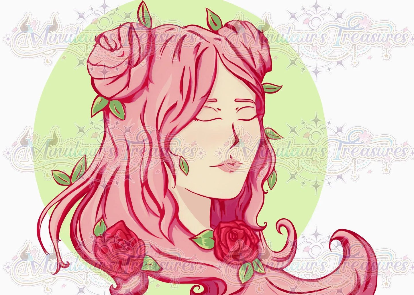 Sweet Rose 5x7 - MiniitaursTreasures