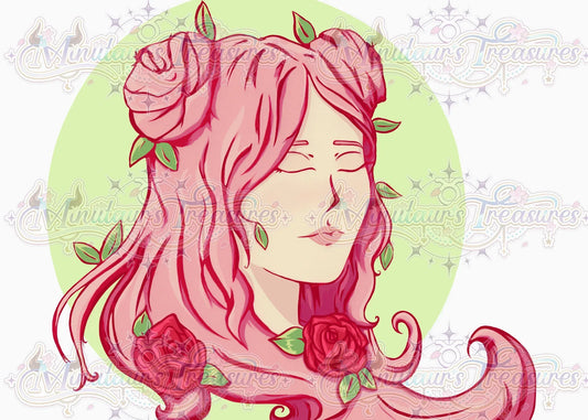 Sweet Rose 5x7 - MiniitaursTreasures